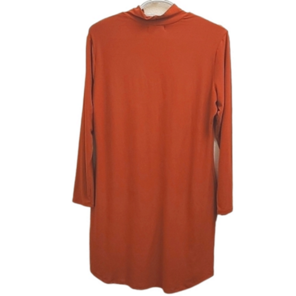 No Comment Long Sleeve Dress Midi